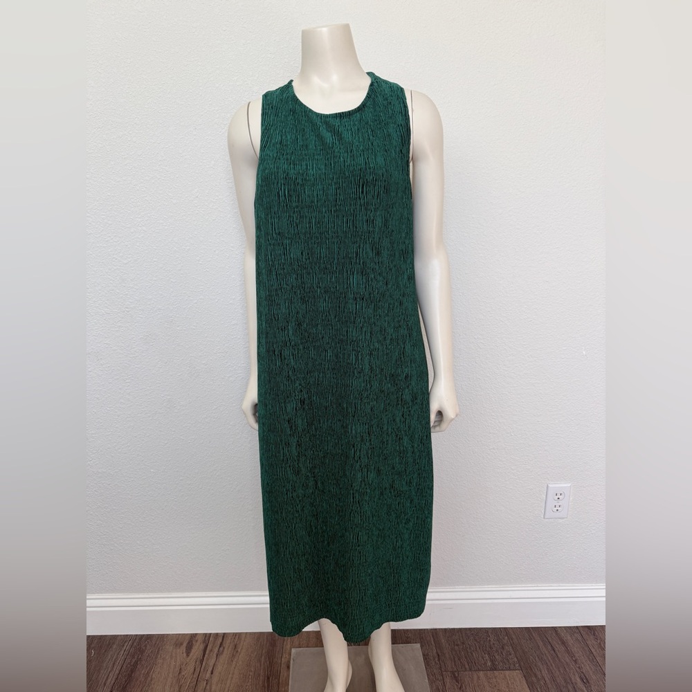 Anthropology Maeve Teal Sleeveless Maxi Dress